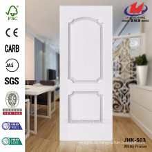JHK-S03 Besonders 3.5MM Modell glatte Oberfläche weiße Grundierung Tür Haut im Hotel verwendet